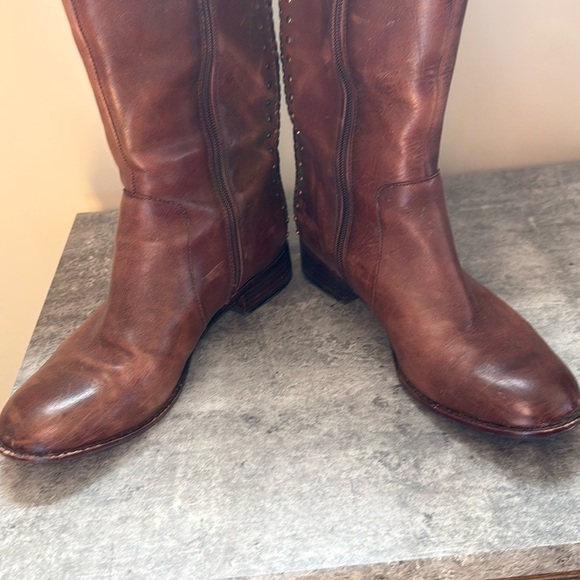 A Antonio Melani Tall Brown Leather Riding Boots – Size 7.5 - Picture 6 of 10